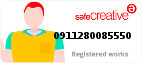 Safe Creative #0911280085550