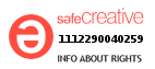 Safe Creative #1112290040259